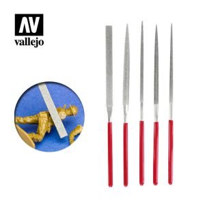 Set of 5 Diamond Needle Files [T03002]