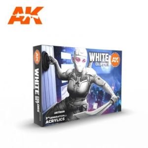 3rd Gen Acrylics White Colors Set