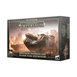 Legions Imperialis Malcador Infernus and Valdor Tank Destroyers
